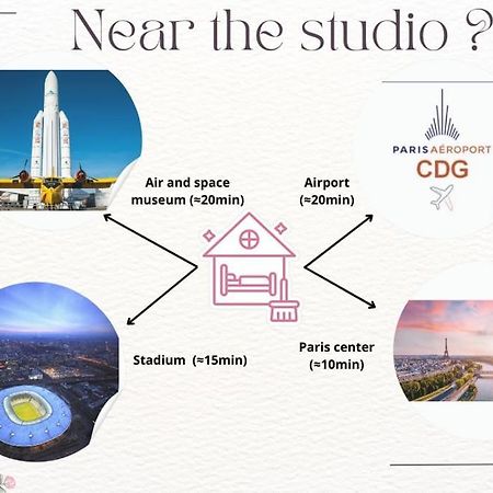 Studio 10Min Paris Centre I Cdg Drancy Eksteriør billede
